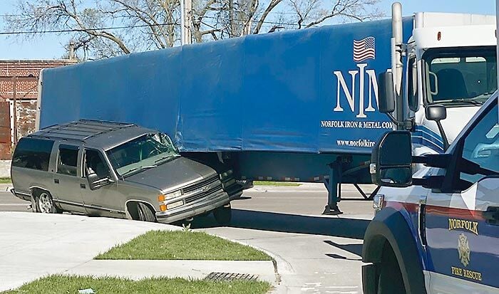 Wide Turn Truck Accident