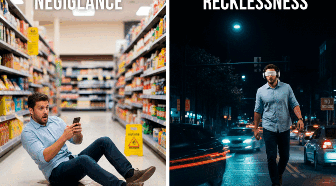 negligance vs reckleness