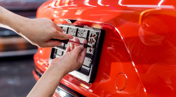 are front plates required in texas