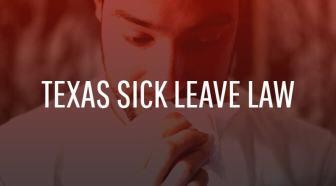 Texas Sick Leave Law