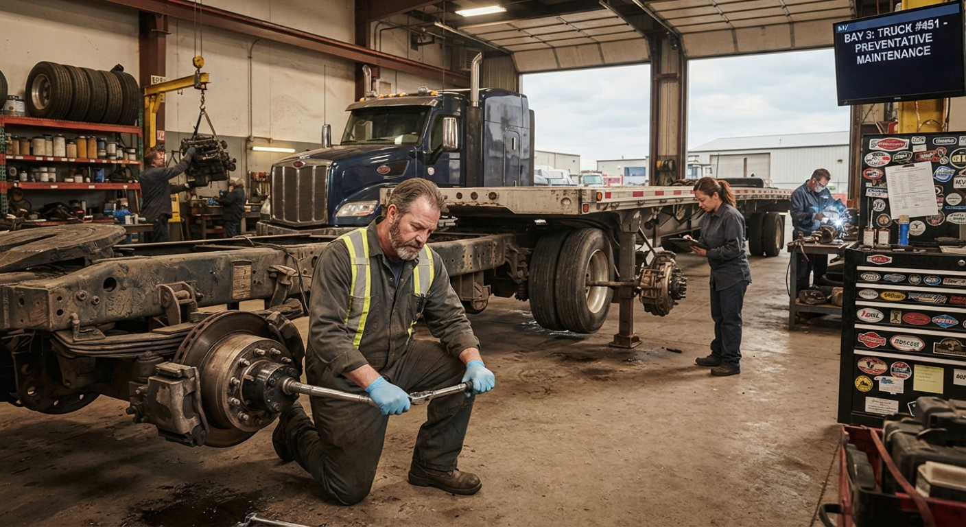 Truck and trailer maintenance